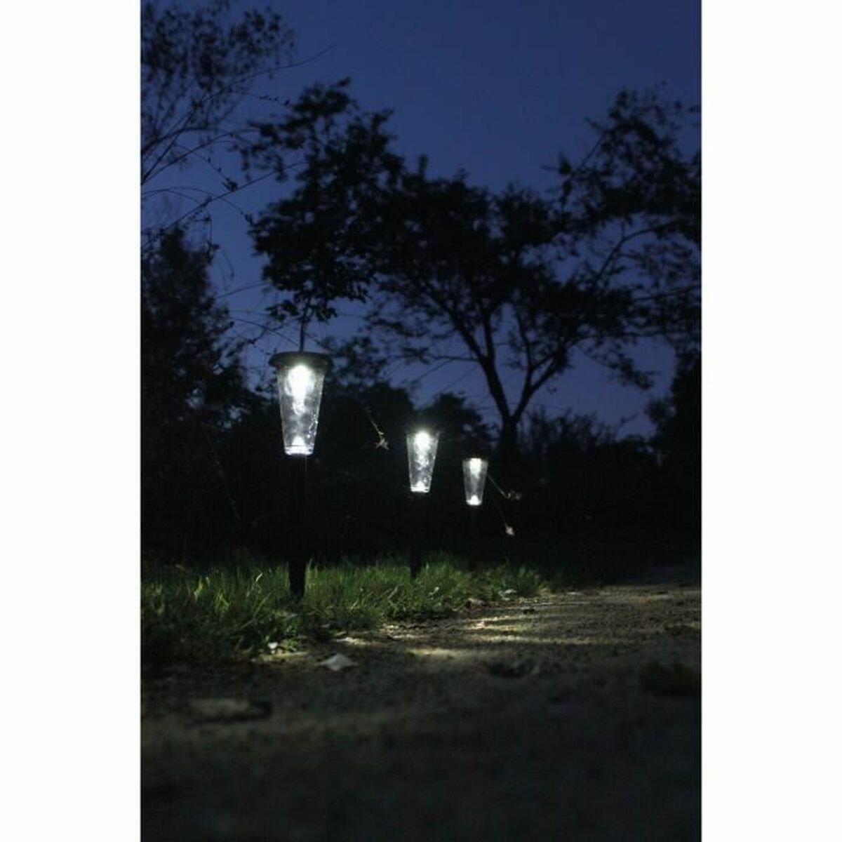 Solcellelampe Canopo Naturell 20 Lm (3 enheter)